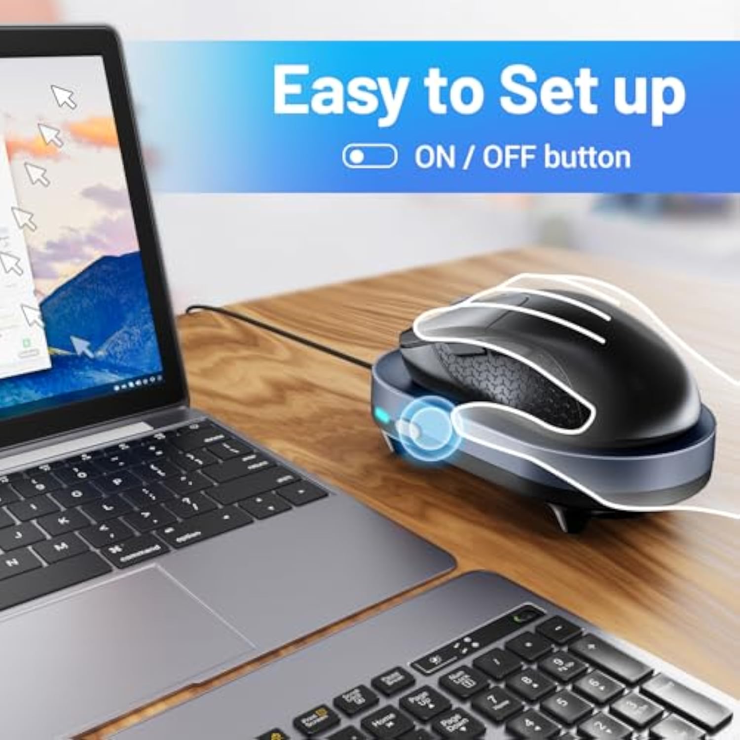 Undetectable Mouse Mover Jiggler With On/Off Switch And Usb Port Drive-Free,Si