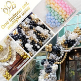 60-Piece Gold Quick Link Balloons for DIY Balloon Wall, Arch, and Party Decor