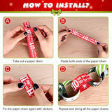600Pcs Christmas Paper Chains Festive Printed Creative Paper Decorations