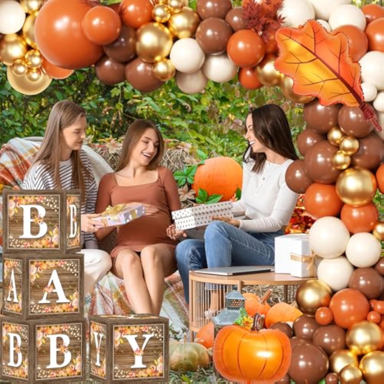 Little Pumpkin Balloon Arch Kit: Fall Baby Shower Decor