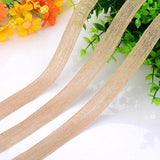 2 Rolls Natural Burlap Fabric Ribbon Wedding Events Diy Craft Ribbon B