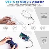 Micro Usb To Usb Adapter 2Pack, Micro Usb 2.0 Otg Cable On The Go Converter, Nylon Braided, Aluminum Shells, Micro Usb Male To Usb Female For S7 Lg, Flash Drive, Mouse, Keyboard, Game Controller