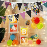 Jack & Sally Fabric Pennant Banner – Nightmare Before Christmas Party Decor