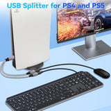 2025 Upgraded,Usb Splitter 1 In 2 Out Cable,Double Usb Port Extender Power Split Adapter,Data & Charger Cord Extension Adapter Cable-25 Cm (Data And For Charging But Wouldn'T Work With Carplay