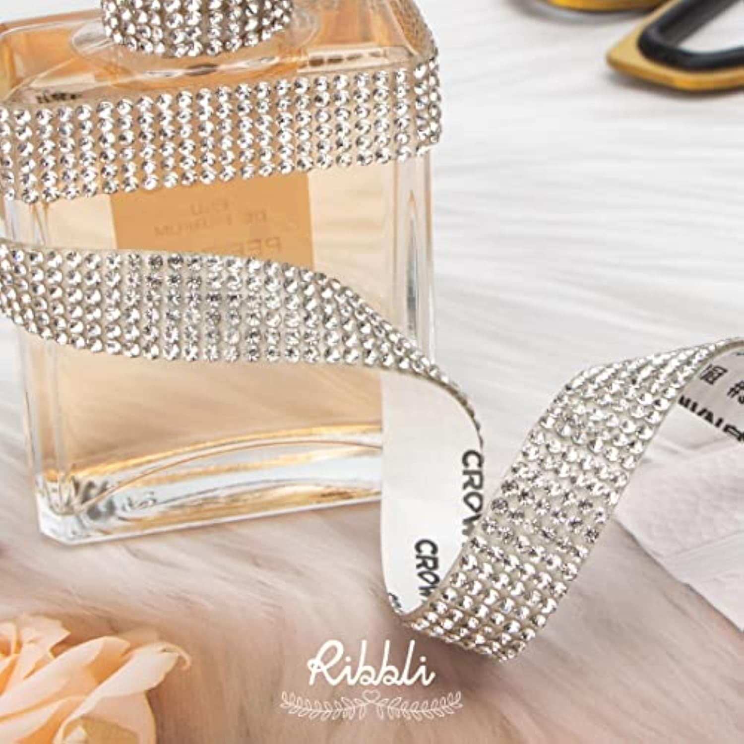 Self Adhesive Crystal Rhinestone Strips Diamond Ribbon,Rhinestone Stic