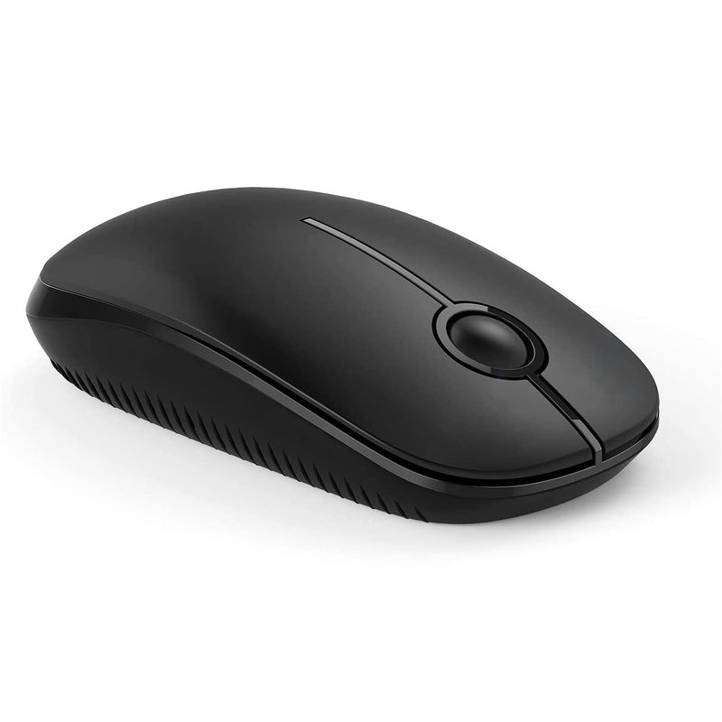 2.4G Slim Wireless Mouse, Silent Cordless Computer Mouse With Usb Receiver, Po