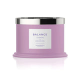 HomeWorx by SLATKIN + CO. 14oz Candle - Balance, Lavender + Cedarwood. 3-Wick Premium Scented Candle - 30-40 Hours of Clean Burn. Aromatherapy.