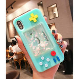 Squishy 3D Cartoon Game Shape Case Compatible With Iphone 16, Creative Liquid Stars Funny Play Case Soft Rubber Protective Cover (Blue, Iphone 16)