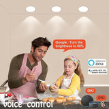 GU24 Smart LED Light Bulbs 10W 900LM RGBCW Color Changing Alexa Compatible 2 Pack