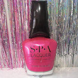 Hot Pink Spa Nail Polish Lipstick Makeup Balloons Girls Bridal Bachelorette Spa Day