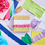 120 Sheets Tissue Paper For Gift Bags, Gift Wrapping, Crafts - Colorful Tissue Paper For Packaging, Presents, Gift Wrapping Supplies (10 Colors, 26" L X 19.8" W)