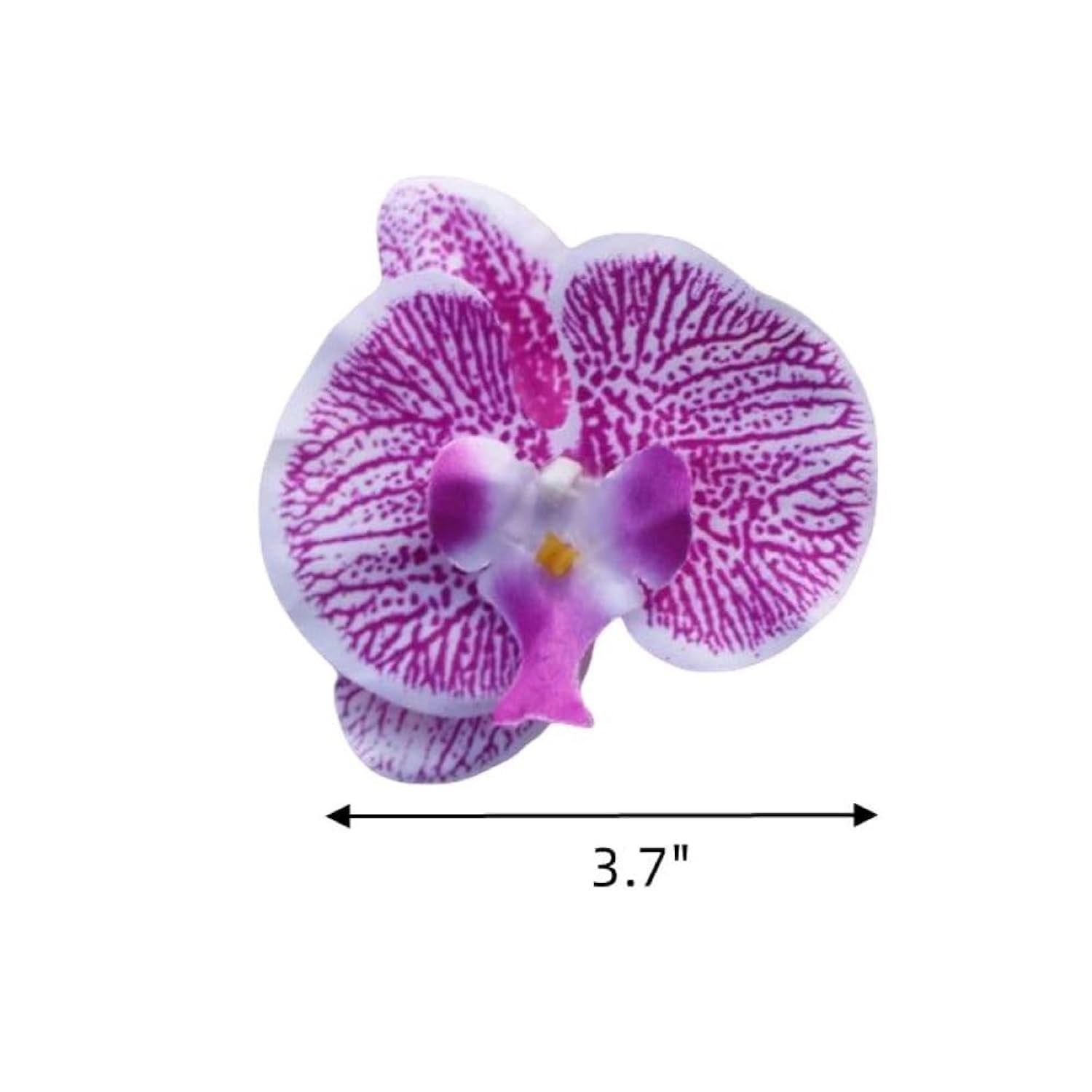 50 Pcs Orchid Petals Artificial Decorations Orchids Heads Flowers Faux Silk Phalaenopsis Butterfly Flower Heads For Handmade Diy Home Wedding Party Decoration (Light Purple)