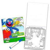 Sesame Street Imagine Ink Coloring Book Set For Girls Boys - 12 Pack No Mess Coloring Books | Elmo Sesame Street Party Supplies