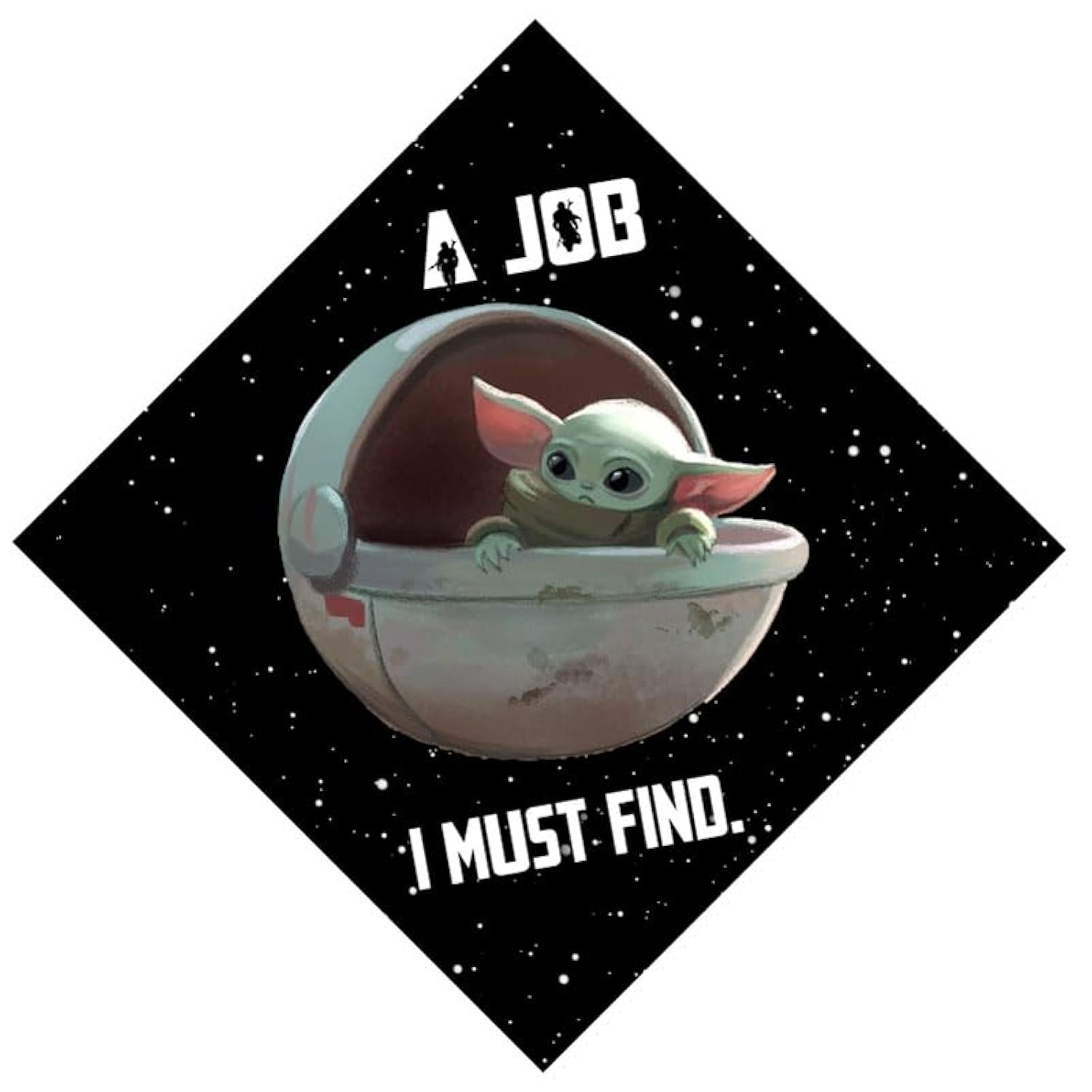 Mandalorian Grad Cap Topper, Grad Cap Decorations Or Graduation Accessories