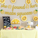 She Found Her Main Squeeze Bridal Shower Decorations For Lemon Citrus Lemon Theme Bride To Be Bachelorette Wedding Engagement Final Fiesta Hen Party Decor