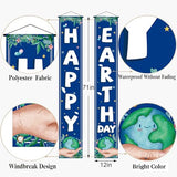 Happy Earth Day Decorations Outdoor Earth Day Welcome Porch Sign Banner April 22 Environmental Protection Earth Day Decorations and Supplies for Home