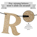 Pre-Strung Mastered It Banner - No Diy - Gold Glitter Graduation Party Banner - Pre-Strung Garland On 10 Ft Strand - Gold Grad Congrats Class Of 2025 Party Decorations & Decor. Did We Mention No Diy