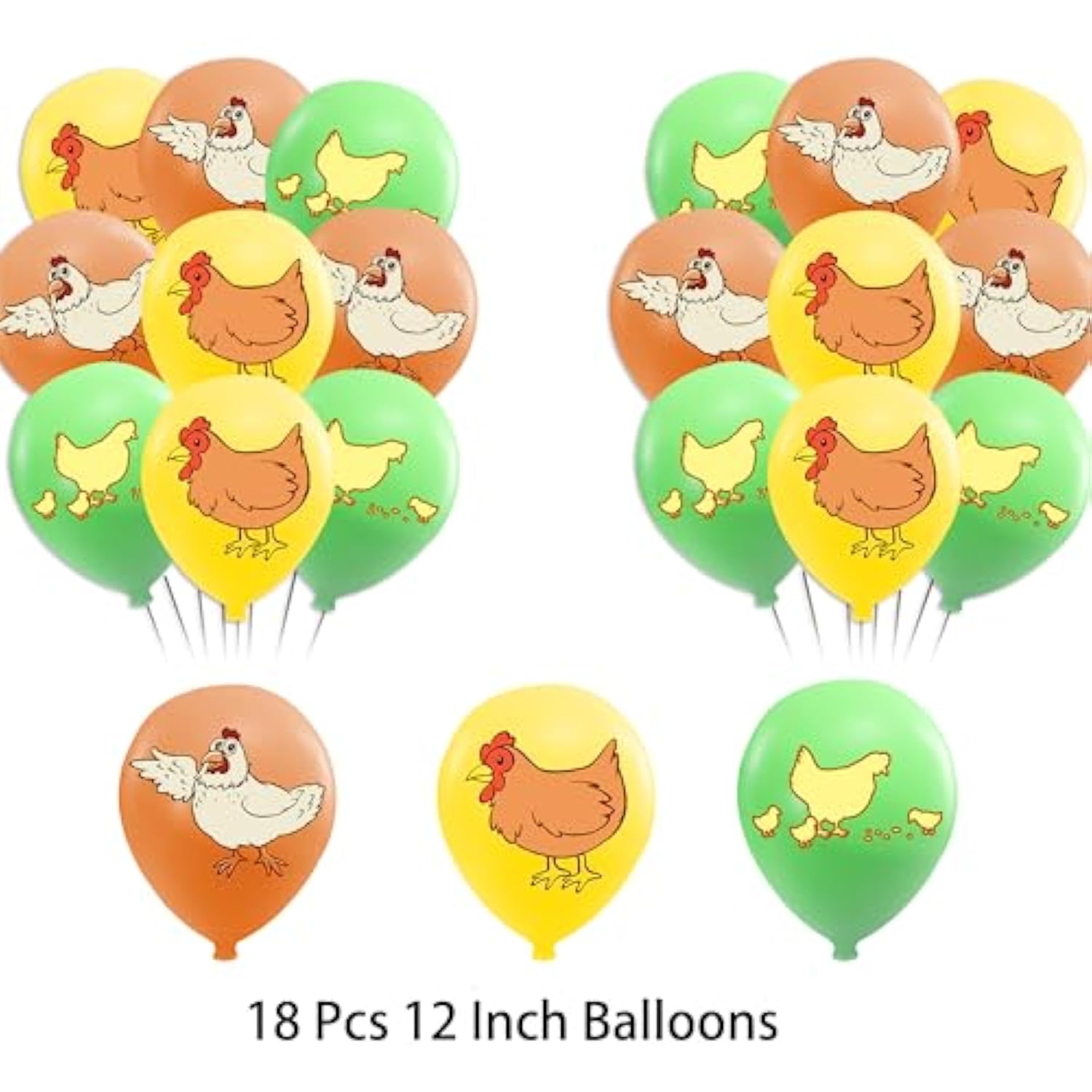 Chicken Birthday Decorations Chicken Party Supplies Set With Chicken B