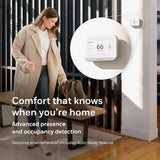 X7S Smart Thermostat With Advanced Occupancy Sensing, Humidity Monitoring, And Customizable Touchscreen Display, White