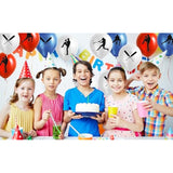 50Pcs Baseball Party Latex Balloons And Foil Balloons - Sports Game/Gr