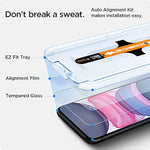 Spigen Tempered Glass Screen Protector [GlasTR EZ FIT] designed for iPhone 11 / iPhone XR [6.1 inch] [Case Friendly] - 2 Pack