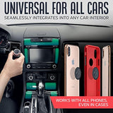 Universal Car Phone Mount Magnetic - All-Metal Iphone Car Mount For Any Smartphone Or Gps - Truly One-Handed Cell Phone Holder For Car Dashboard