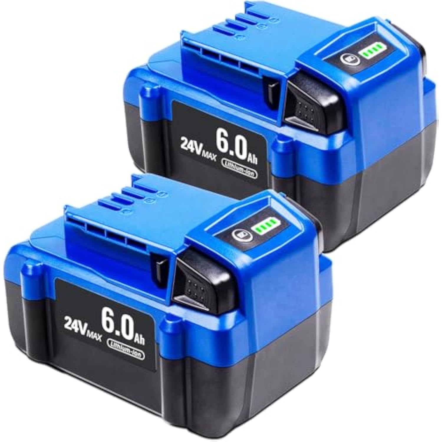 2-Packs 6.0Ah Replace For Kobalt 24V Battery Compatible With Kobalt 24Volt Battery Kb624-03 Kb524-03 Kb424-03 Kb224-03 Cordless Power Tools