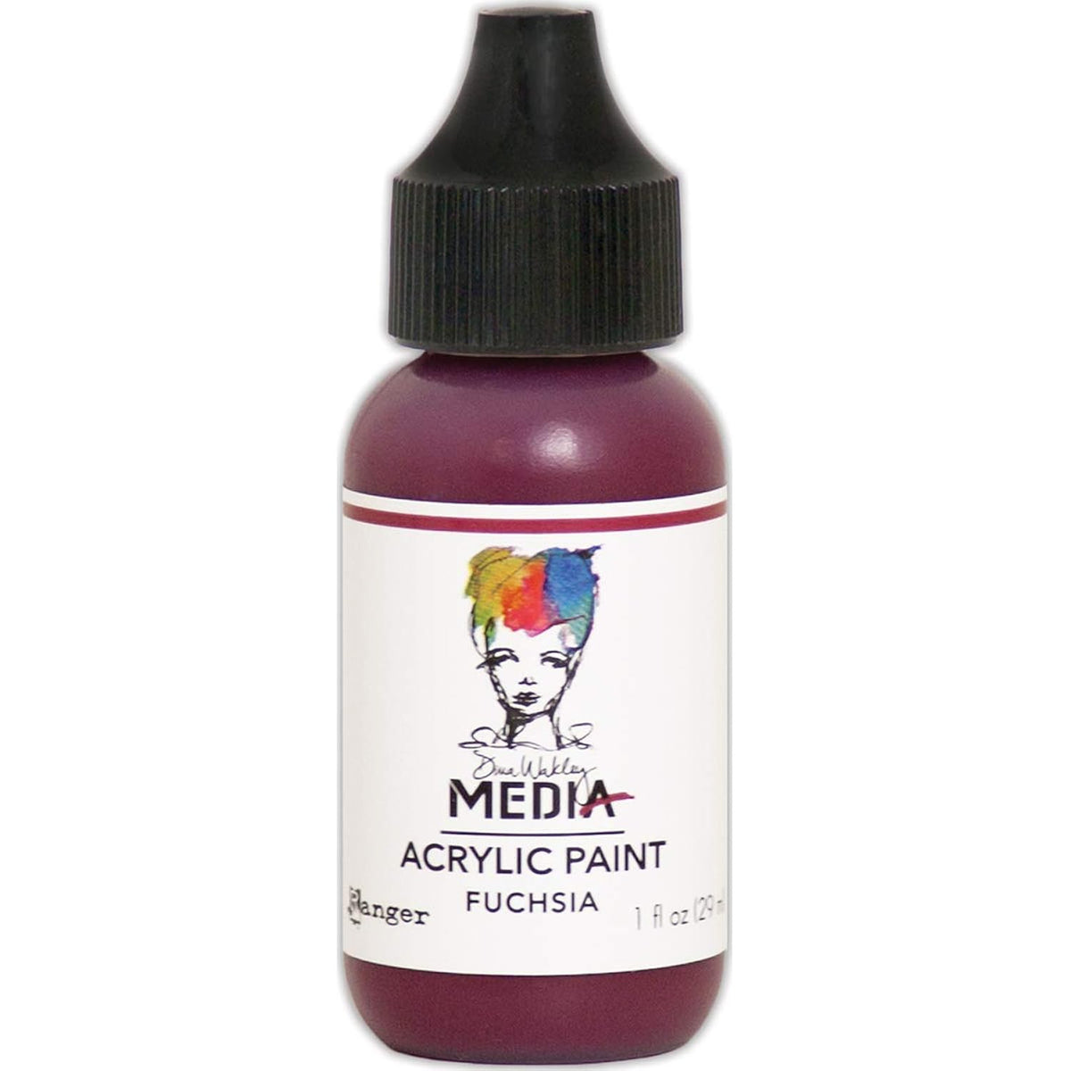 Ranger MDQ54009 Heavy Body Acrylic Paint 1oz Fuchsia