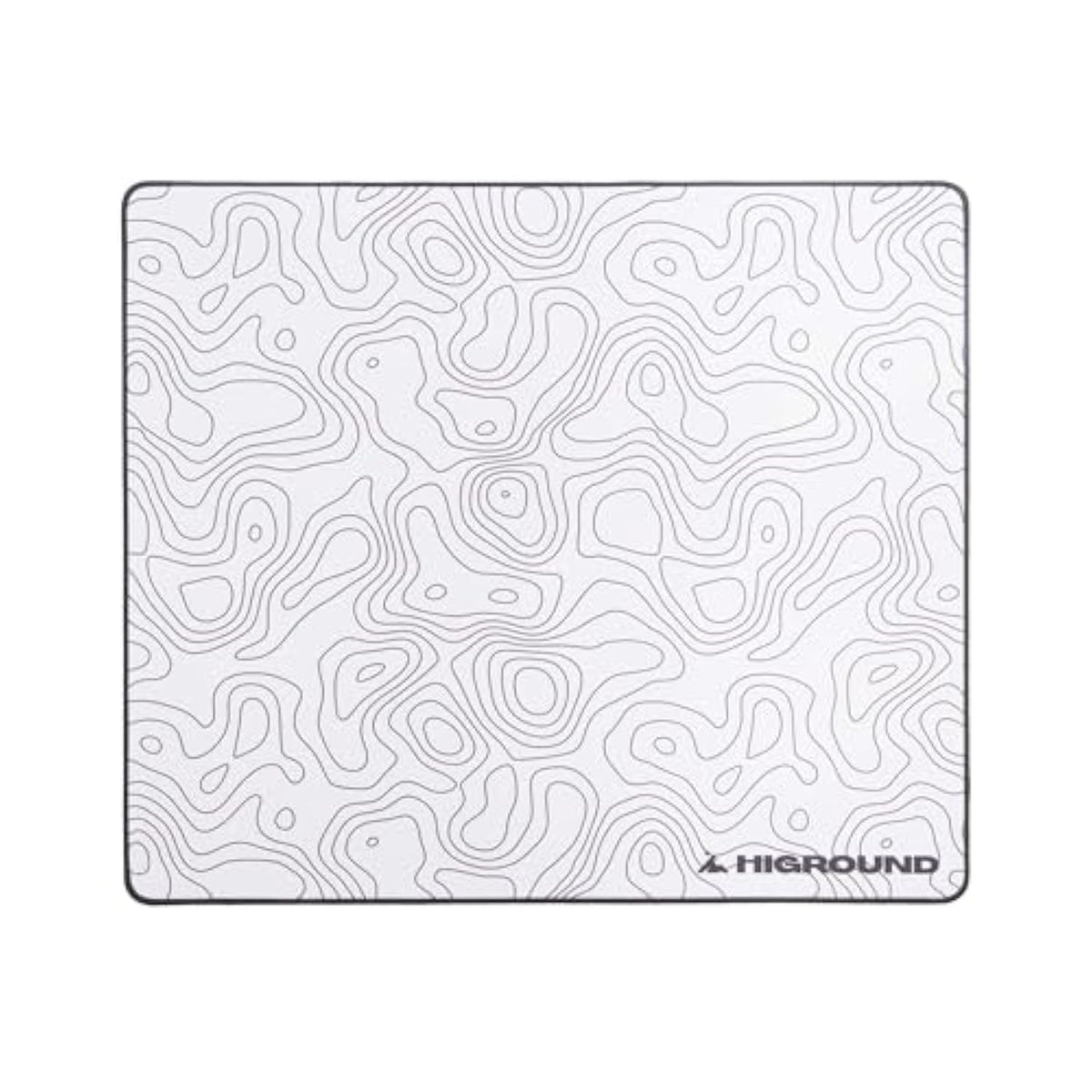 Snowstone Large Topograph Gaming Mousepad, Cool Medium Speed Desk Mousepad, Computer Mouse Mat, Flat Stitched Edge, Full Range Of Motion, Non-Slip Rubber Base, Perfect For Gamers & Office Use