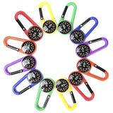Carabiner Compasses For Kids Toy Compass Belt Clips School Prizes Party Favors 24 Pack