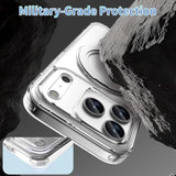 360° Magnetic Stand Case Compatible With Iphone 17 Pro Max, Rotatable Flexible Ring Holder Phone Cover For Men Women | Compatible With Magsafe | Shockproof & Anti-Scratch | Anti-Yellowing