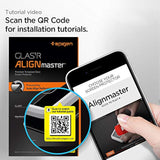 Spigen Tempered Glass Screen Protector [GlasTR AlignMaster] designed for iPhone SE 3 (2022), iPhone SE 2 (2020), iPhone 8, iPhone 7 (2 Pack)