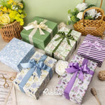 Wedding Wrapping Paper Floral Reversible Mini Roll Gift Wrap For Women Girls Bridal Shower Anniversary Birthday Wedding 17 Inch X 33 Feet-Sage Green