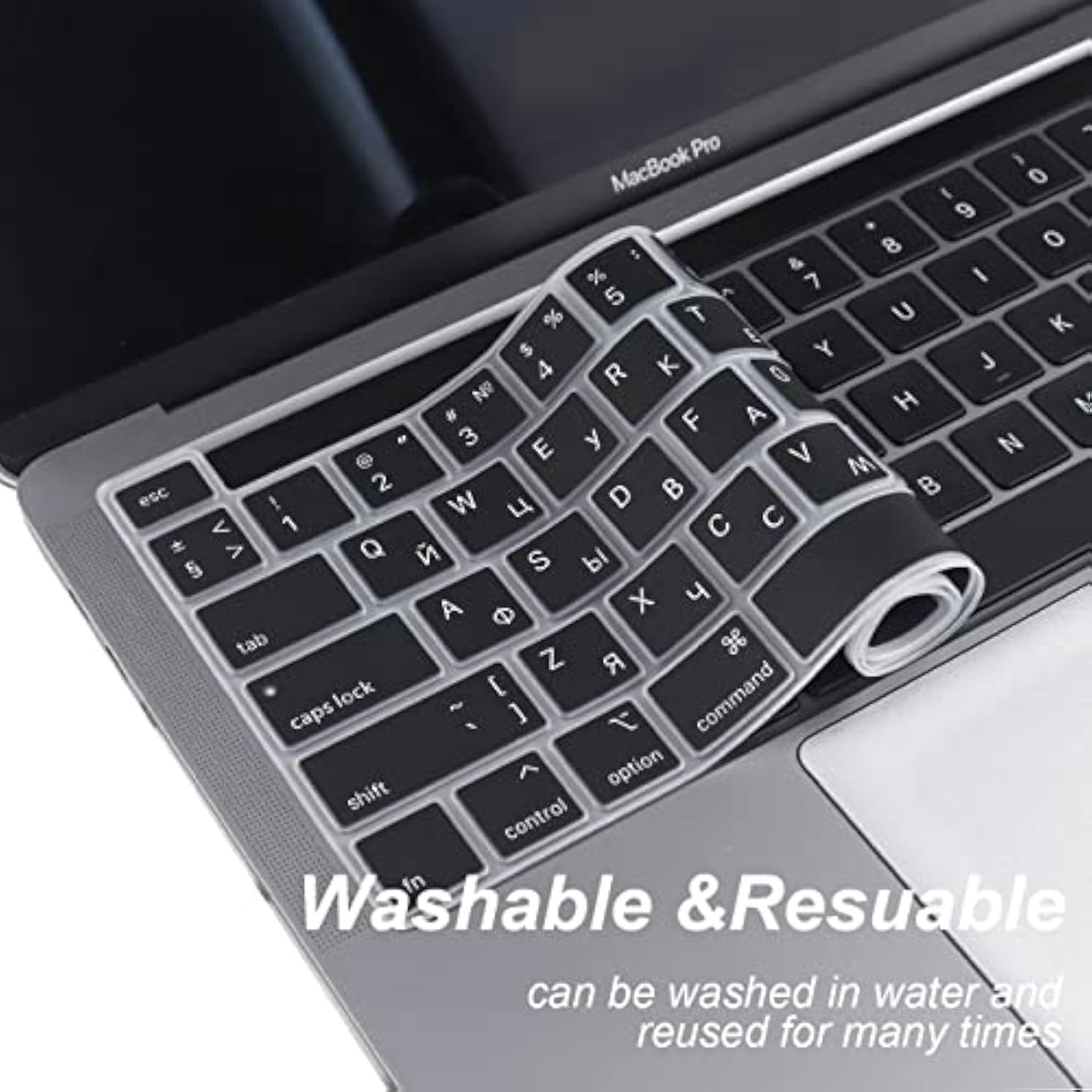 Silicon Keyboard Cover Skin Keyboard Protector Compatible With Macbook Pro 13