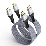 Short Hdmi Cable 1.5Ft 2-Pack, 8K Hdmi 2.1 Cable Hdmi To Hdmi Cord 48Gbps Ultr