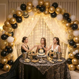 110Pcs Gold Balloons, Gold Latex Balloon For Birthday Baby Shower Graduation Engagement Anniversary Wedding Party Supplies Garland Arch Retirement Tea Casino Disco Decoration,12 Inches