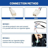 Qc3.0 Car Charger For Toyota, 18W Dual Usb Port Powered By Cigarette Lighter With Digital Voltmeter, Panel Flush Mount Usb Socket For Tundra Corolla Highlander, Vehicle Dash Port 1.34"X0.91"