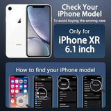 Magnetic For Iphone Xr Case [Mil-Grade Drop Protection] [Compatible With Magsafe] Shockproof Slim Transparent Protective Phone Case, Clear