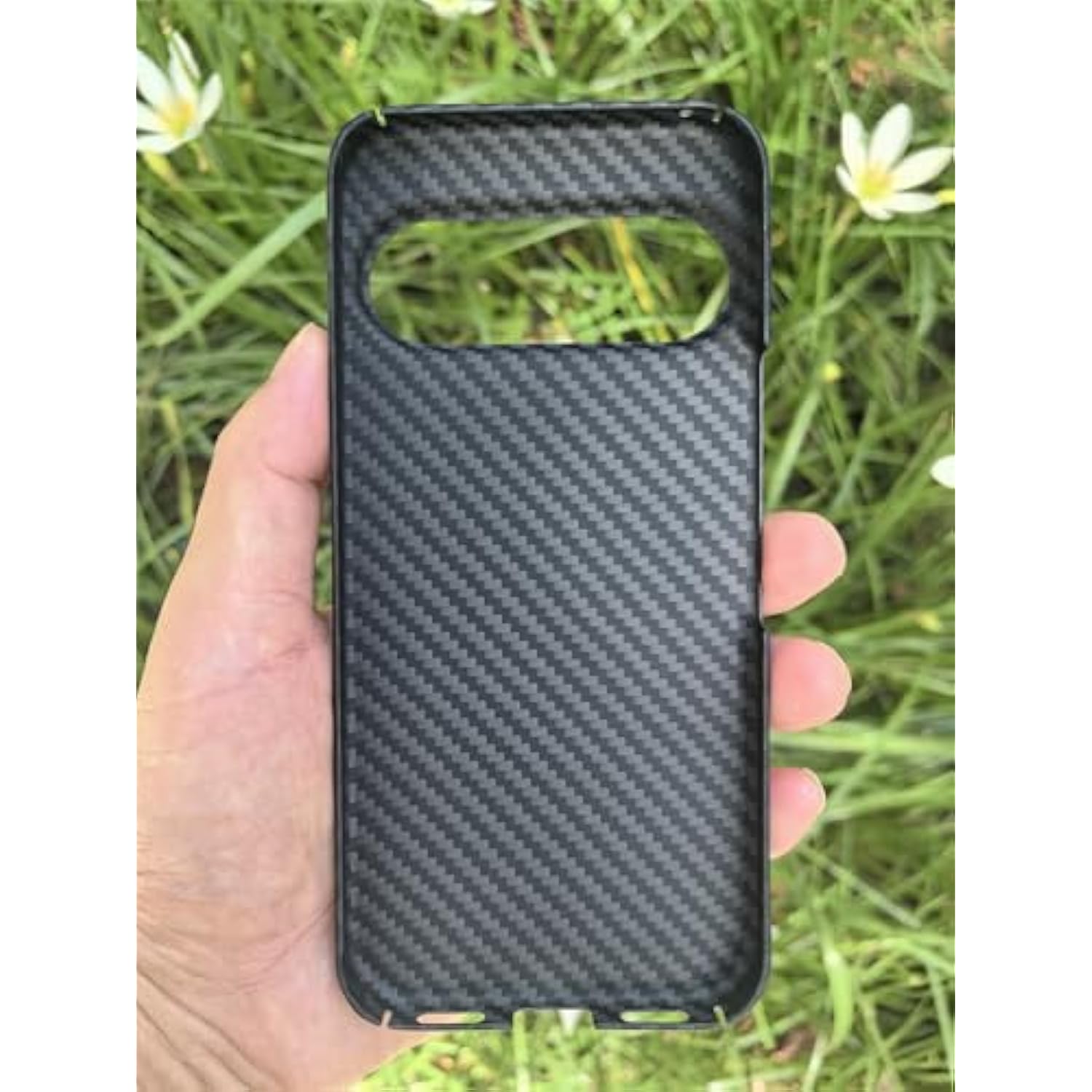 Ultra Slim Case For Google Pixel 10/10 Pro, Made Of Real Aramid Fiber, Soft Touch, Tough Durable Carbon Bumper (For Pixel10/10Pro) Black