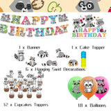 Raccoon Party Decorations Raccoon Birthday Party Supplies Includes Rac