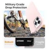 Magnetic For Iphone 13 Pro Max Phone Case, [Compatible With Magsafe][ Shockproof Protection] Silicone Case With Soft Anti-Scratch Microfiber Lining, 6.7 Inch, Chalk Pink