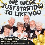 We Were Just Starting to Like You Goodbye Banner, Black