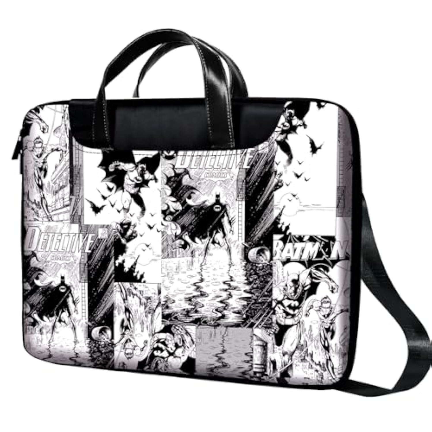 Superhero Laptop Case Bag, 14 Inch Computer Bag Compatible With Macbook, Hp, Dell, Lenovo, Asus, Acer, Water Resistant Laptop Messenger Shoulder Sleeve With Strap – Ideal Gift For Teens & Adults