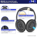 Replacement Qc Ear Pad And Headband Pad Kit Cushion. Compatible With Bose Quietcomfort (2023) Qc45 Qc35 Qc35 Ii Qcsc Qcse Wireless Noise Cancelling Headphones (Black)