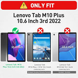 Lenovo Tab M10 Plus Case 10.6 Inch 2022 3Rd Gen (Tb-125F/Tb-128F) With Stand H
