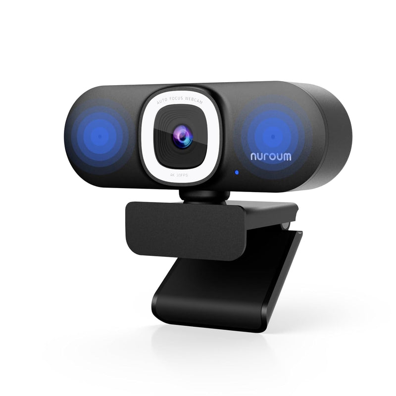 V32Afl 4K Hdr Webcam With Microphone, Auto-Focus Auto-Framing Web Camera With