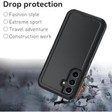 For Samsung Galaxy A36 Case, A36 5G Heavy Duty Case,[Glass Screen Protector] [Military Grade Protective ] [Shockproof] [Dropproof] [Dust-Proof] (With Belt Clip, Black)