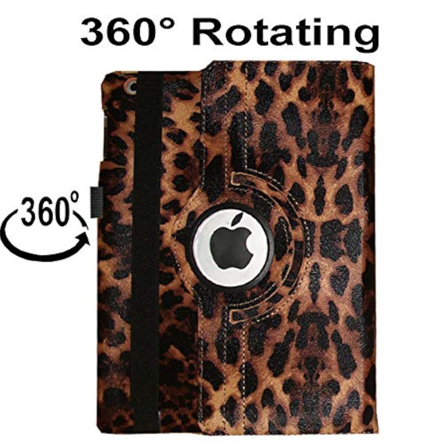 Case For Ipad 10.2 Inch, Ipad 9Th 8Th 7Th Generation, Rotating Stand Smart Mag