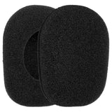 Geekria Comfort Foam Ear Pads Compatible with BlueParrott B350-XT Headphones, Replacement Cushions with Mic Windscreen Cover (Black)