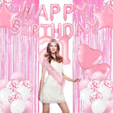 21St Birthday Decorations For Her - Rose Gold 21 Birthday Party Decor,